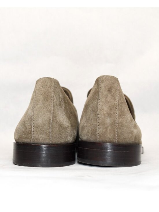 New! Vince Men\'s Montebello Suede Penny Loafers Flint Brown 9.5M US DD538 main image 5